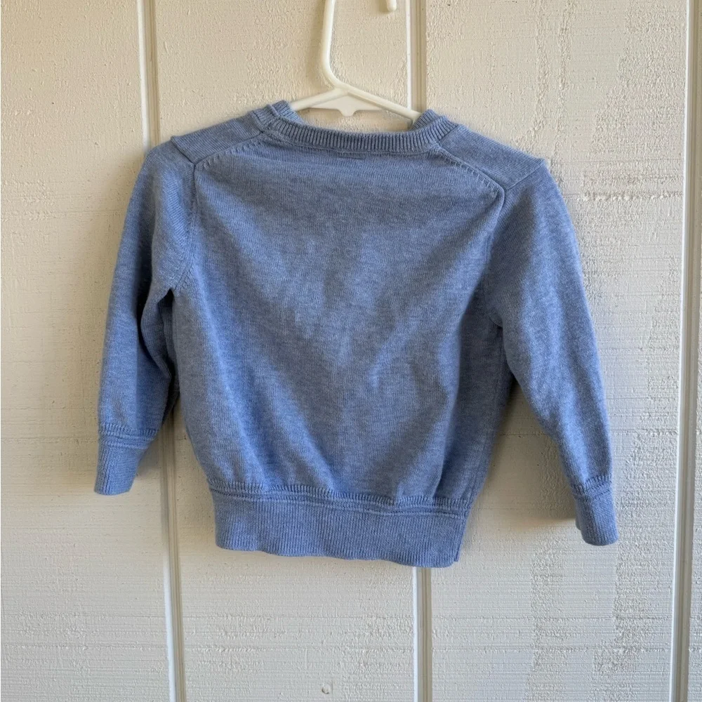 Baby Gap 100% Cotton Blue Button Up Cardigan 12 - 18 Months